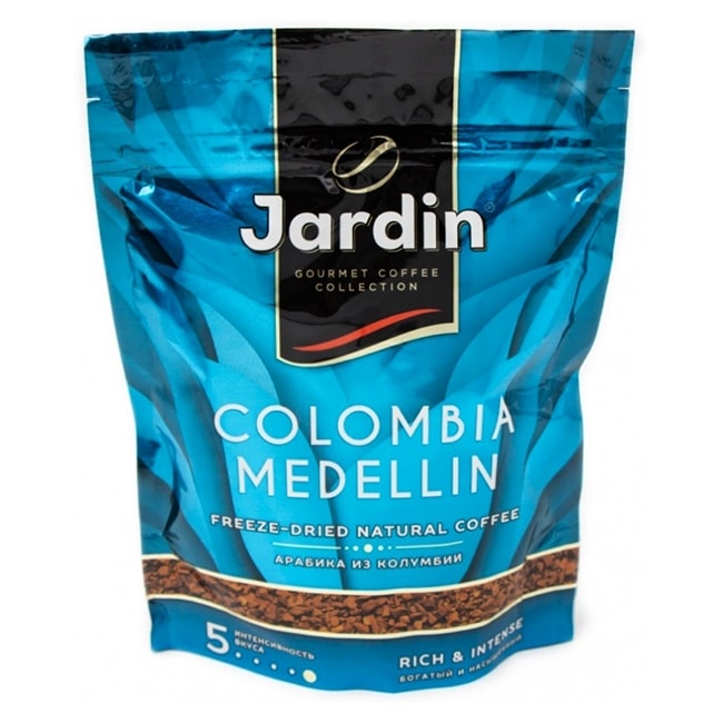 Кофе растворимый Jardin Colombia Medellin сублимированный 75 г.